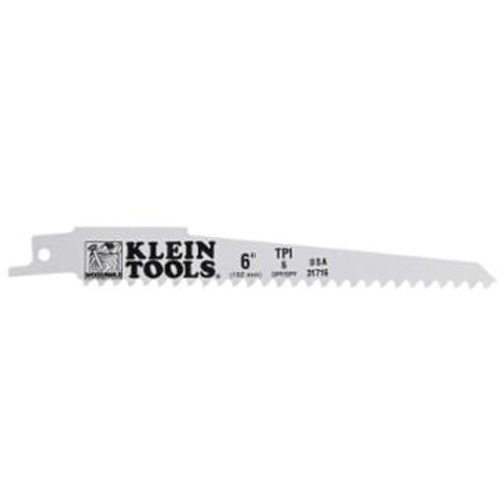 Lames de scie alternative, Bim&eacute;tal, 6 Dents par pouce, 6" lo x 3/4" la Chandler Sales