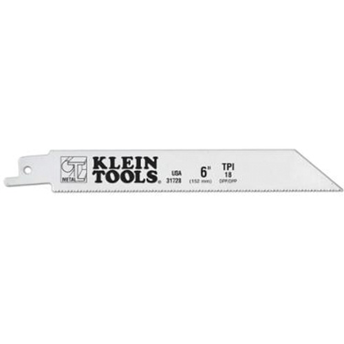 Lames de scie alternative, Bim&eacute;tal, 18 Dents par pouce, 6" lo x 3/4" la Chandler Sales