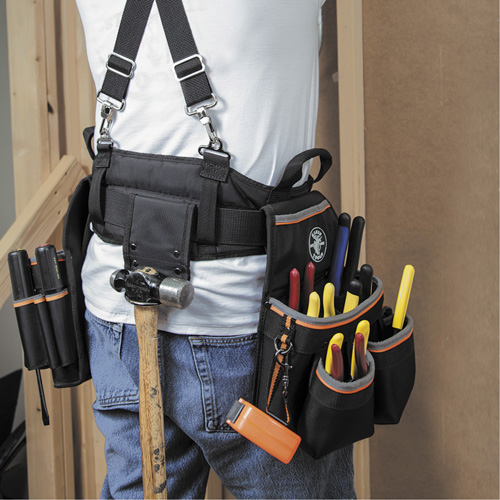 Tradesman Pro Electrician's Tool Belt, Nylon, Black Chandler Sales
