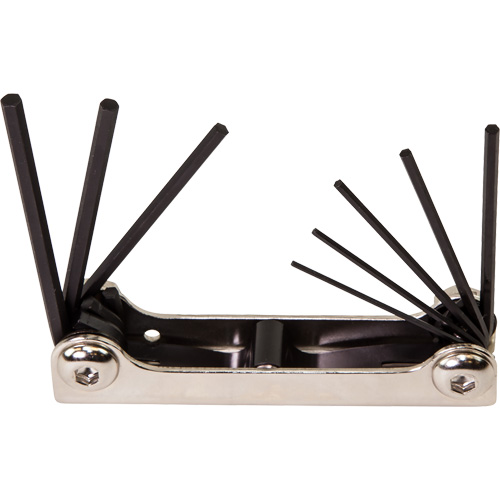 Folding Hex Key Set, 8 Pcs., Imperial Chandler Sales