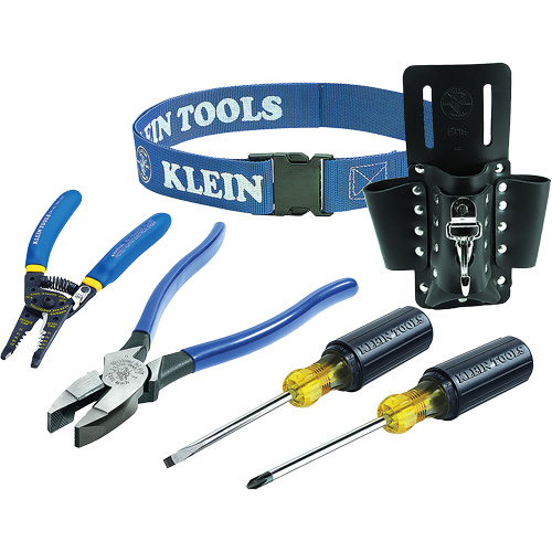 Trim-Out Tool Set with Leather Tool Pouch, 6 Pieces Chandler Sales