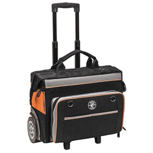 Sac &agrave; outils roulant Tradesman Pro, Polyester balistique, 24 pochettes, Noir/Orange Chandler Sales