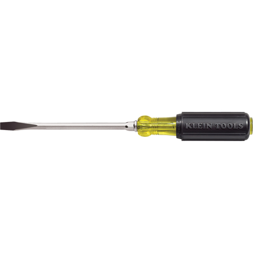 Heavy-Duty Slot Keystone Screwdriver, 5/16", 10-15/16" L, Cushion Grip Handle Chandler Sales