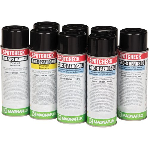 Solvent Removable Visible Penetrant Testing Kits, Kit Chandler Sales