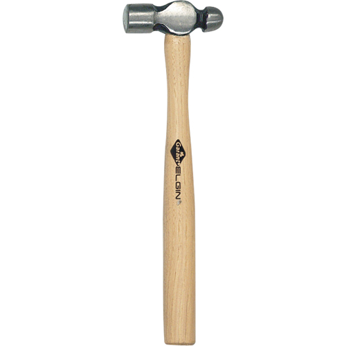 Ball Pein Hammer, 12 oz. Head Weight, Wood Handle Chandler Sales