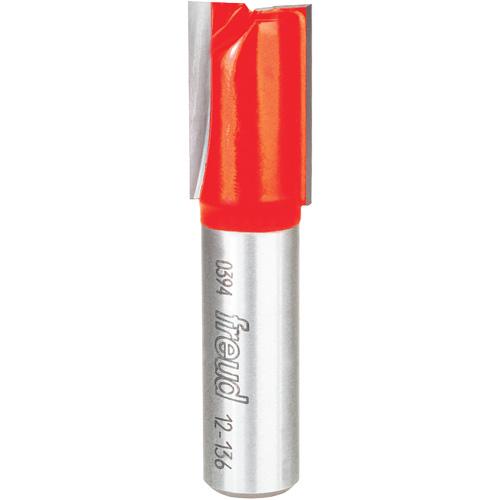 Fraise - foret droit &agrave; double cannelure, 5/8" dia, 1-1/2" ha, 2-1/2" lo, 1/2" Manche Chandler Sales
