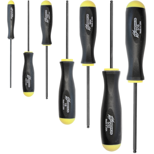 Ball Driver Screwdriver Sets - SAE, 7 Pcs. Chandler Sales