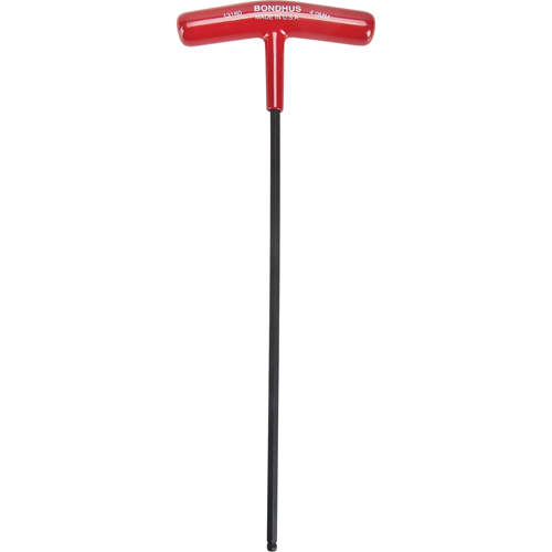 Cl&eacute; hexagonale individuelle m&eacute;trique, embout Sph&eacute;rique, 4 mm x 8,7" lo, Poign&eacute;e en T Chandler Sales