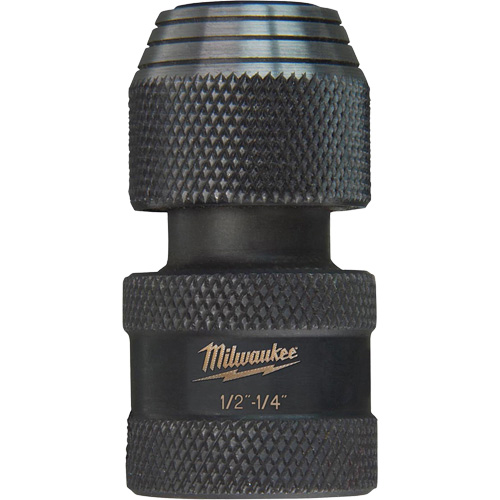 Shockwave Impact Driver Square to Hex Socket Adapter, Impact, 1/4" Drive, 1/2" Socket, 1.875" L Chandler Sales