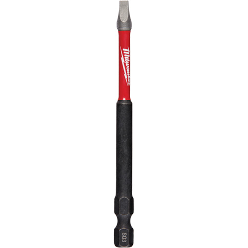 Shockwave Impact Duty Power Bit, Square, #3 Tip, 1/4" Drive Size, 3-1/2" Length Chandler Sales