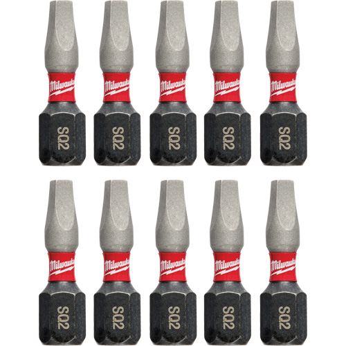 Shockwave Impact Insert Bits, Square, #2, 1/4" Drive Chandler Sales