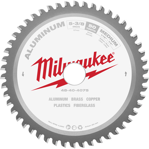 Circular Saw Blade, 5-3/8", 50 Teeth, Non-Ferrous Use Chandler Sales