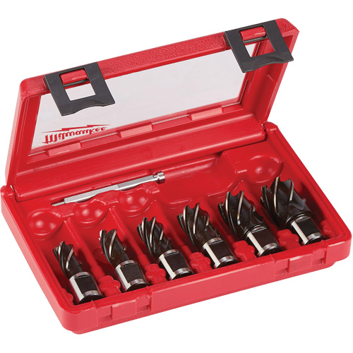 Annular Cutter Drill Bit Set, 6 Pieces, High Speed Steel Chandler Sales