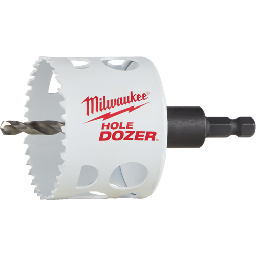 Hole Dozer Hole Saw with Arbor, 2-1/2", 1-5/8" Depth of Cut, Bi-Metal Chandler Sales