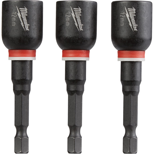 Tourne-&eacute;crou Shockwave Impact Duty, Embout 1/4", Prise 12 mm, 2-9/16" lo, Magn&eacute;tique Chandler Sales