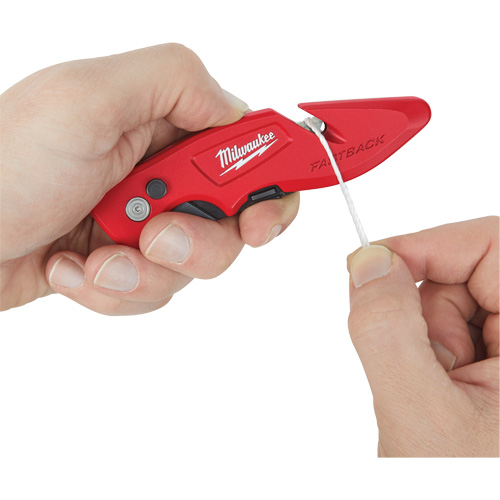 Fastback Flip Utility Knife, 2" Blade, Carbon Steel Blade, Metal Handle Chandler Sales