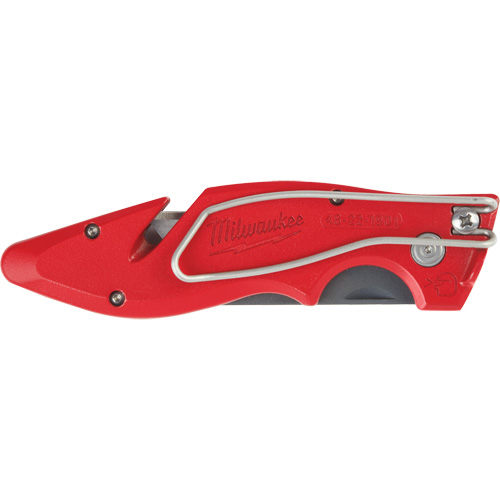 Fastback Flip Utility Knife, 2" Blade, Carbon Steel Blade, Metal Handle Chandler Sales