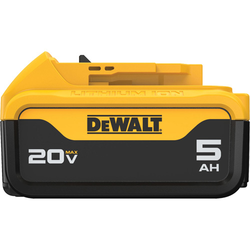 Bloc-piles Max XR Premium, Lithium-ion, 20 V, 5 A Chandler Sales