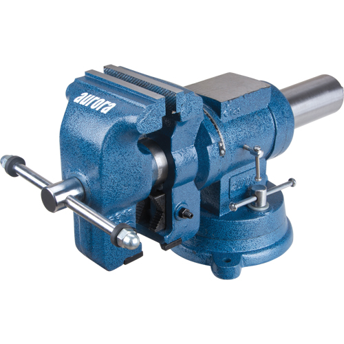 Multi-Purpose Bench Vise, 5" Jaw Width, 3-1/10" Throat Depth Chandler Sales