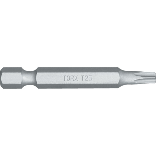 Screwdriver Bit, Torx, T-25 Tip, 1/4" Drive Size, 4-4/5" Length Chandler Sales
