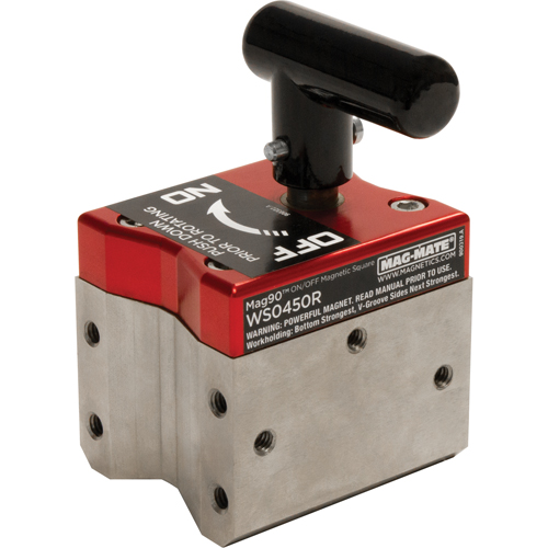 Mag90 On/Off Magnetic Squares, 3" L x 2-1/2" W x 4-5/8" H, 450 lbs. Chandler Sales