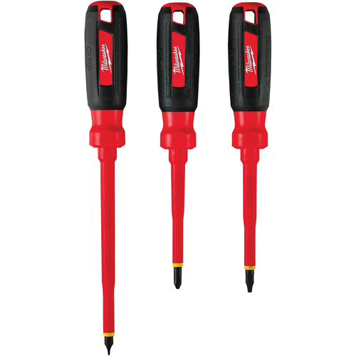 Insulated Screwdriver Kit, 1000 V, 3 Pcs Chandler Sales