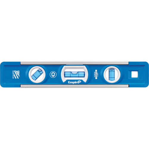 True Blue&reg; Torpedo Level, 9" L, Aluminum, 3 Vials, Magnetic Chandler Sales