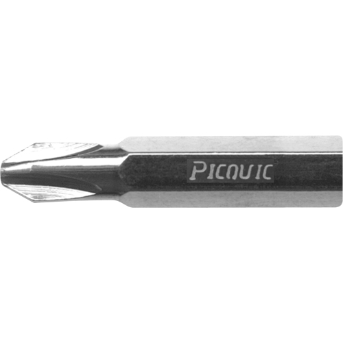 Embout de rechange pour tournevis multi embouts Stubby, Phillips, 2, Prise 1/4" Chandler Sales