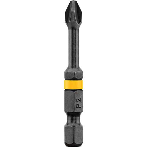 Embout Impact Ready no 2 Phillips 2' de Dewalt, Phillips, Embout #2, Prise 1/4", Longueur 2" Chandler Sales