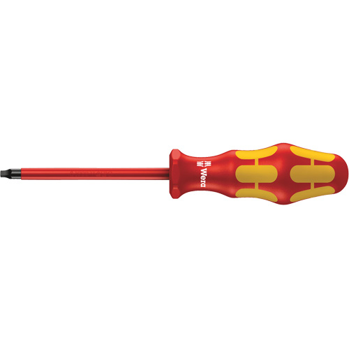 160 iS VDE Insulated Square point screwdriver, #2 Tip, Round, 12" L, Plastic Handle Chandler Sales