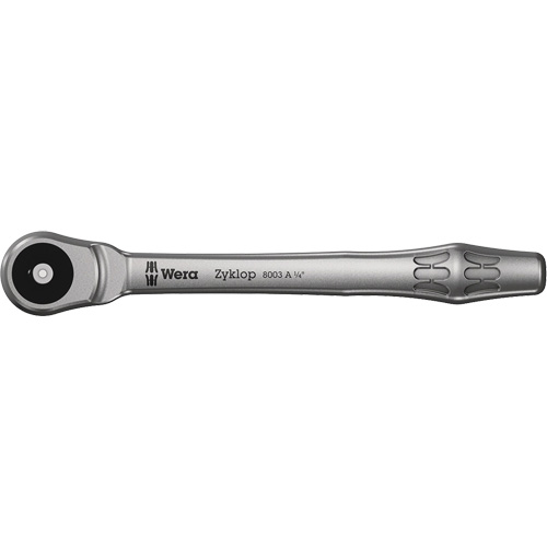 Zyklop Metal Ratchet 1/4 Push Through , 1/4" Drive, Plain Handle Chandler Sales