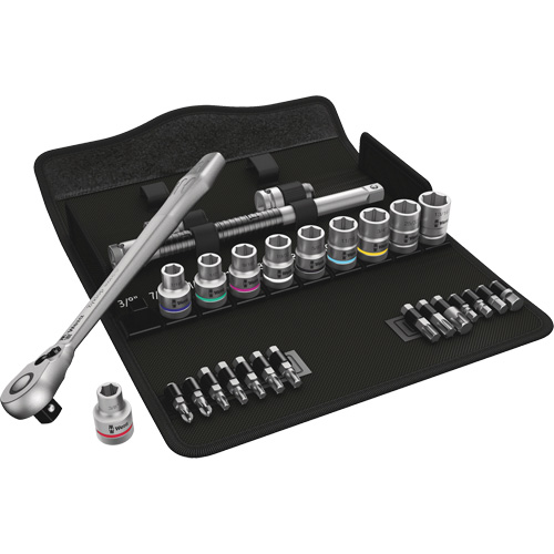 Zyklop Imperial Metal Ratchet with Switch Lever Set, 29 Pcs, 1/2" Drive Size Chandler Sales