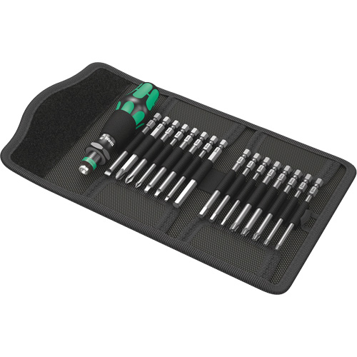 Kraftform Kompakt 60 Screwdriver & Bit Set 17-PC, 6-3/32" L, Plastic Handle Chandler Sales