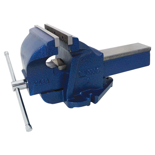 Ductile Iron Mechanics Bench Vise, 8" Jaw Width, 4" Throat Depth Chandler Sales