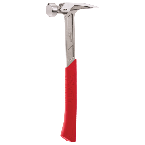 Smooth Face Framing Hammer, 22 oz., Solid Steel Handle, 15" L Chandler Sales