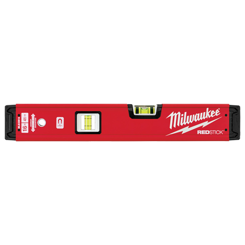 Redstick Level, Box, 1.33' L, Steel, 2, Magnetic Chandler Sales