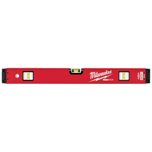 Redstick Level, Box, 2' L, Steel, 3, Non-Magnetic Chandler Sales
