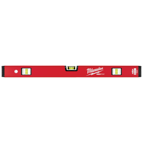 Redstick Compact Level, Box, 2' L, Steel, 3, Non-Magnetic Chandler Sales