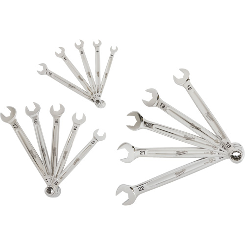 Wrench Set, Combination, 15 Pieces, Metric Chandler Sales