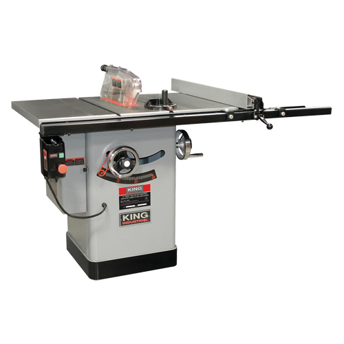 Cabinet Table Saw with Riving Knife, 230 V, 9.6 A, 3850 RPM Chandler Sales