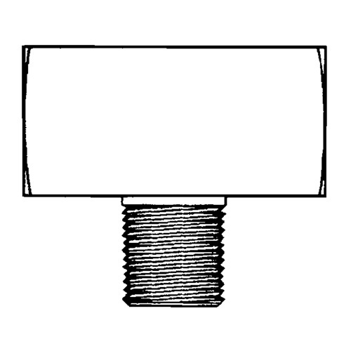 Male Branch Tee, Brass, 1/8" Chandler Sales