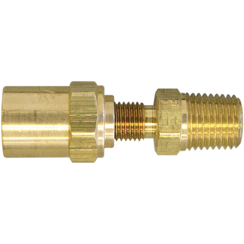 Raccord pour boyau r&eacute;utilisable filetage NPT 1/4", 5/8" dia., Laiton Chandler Sales