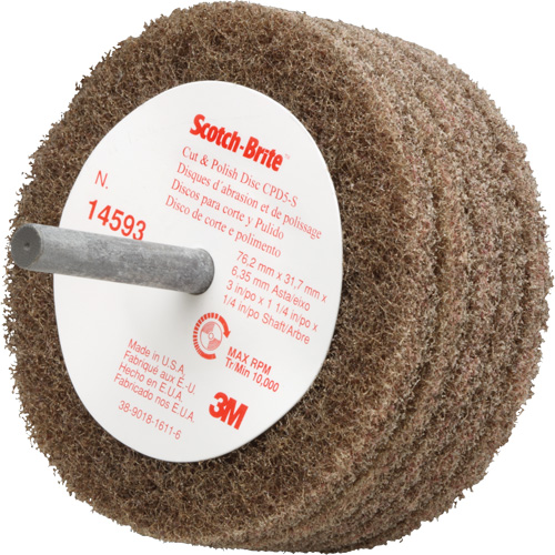 Scotch-Brite Cut & Polish Disc, 3" Dia. Chandler Sales