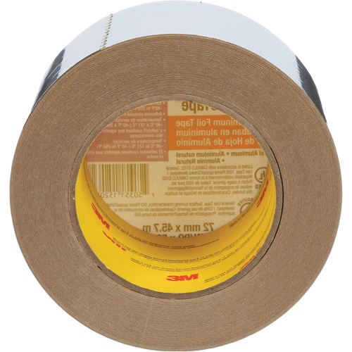 Ruban en aluminium Venture Tape, &eacute;paisseur 1,8 mils, 72 mm (3") x 45,7 m (150') Chandler Sales