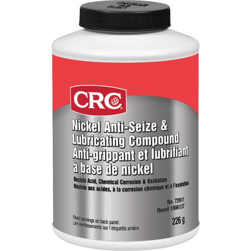 Compos&eacute; lubrifiant antigrippage au nickel, 226 g, 425°F (218°C) temp&eacute;rature efficace max. Chandler Sales