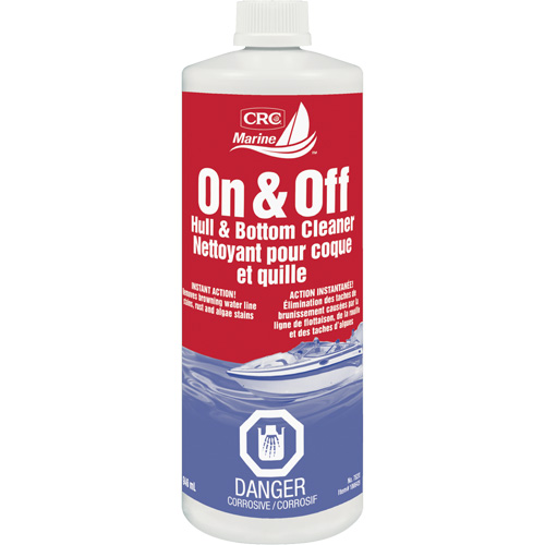 Nettoyant pour coques et parois inf&eacute;rieures de bateaux On & Off, 946 ml, Bouteille Chandler Sales