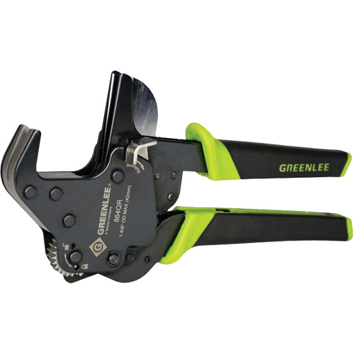 Quick-Release Ratcheting PVC Cutter, 1-5/8" Capacity Chandler Sales