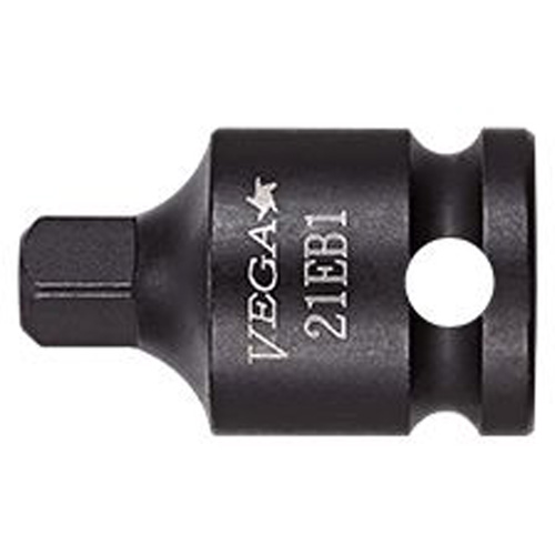 Socket Adapter, Impact, 3/8" Drive, 1/2" Socket, 1.5" L, Pin Chandler Sales