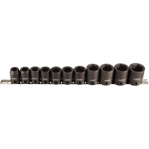 Socket Set, 11 Pcs, Impact, 1/2" Drive Size Chandler Sales