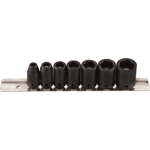 Magnetic Socket Set, 7 Pcs, Impact, 1/4" Drive Size Chandler Sales